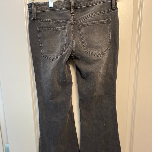 Free people black distressed frayed jeans - Picture 3 of 4